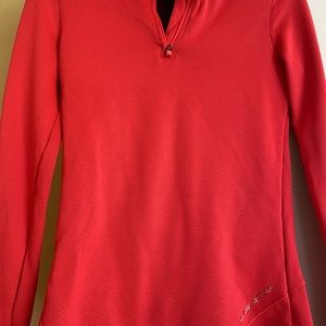 Under Armour Cold Gear Women/Teens SZ Small/Petite, red/orange color